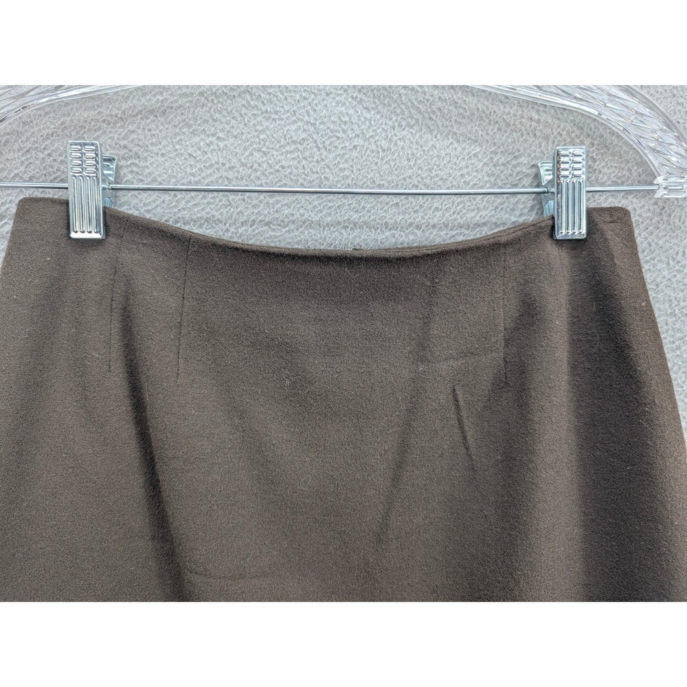 Linda Allard Ellen Tracy 100% Pure Wool Skirt Size 4 Pencil Office Career Korea - Picture 3 of 10